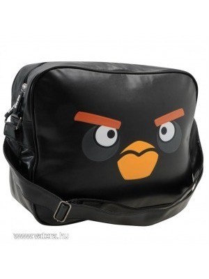 Angry Birds oldaltáska válltáska táska fekete << lejárt 148873