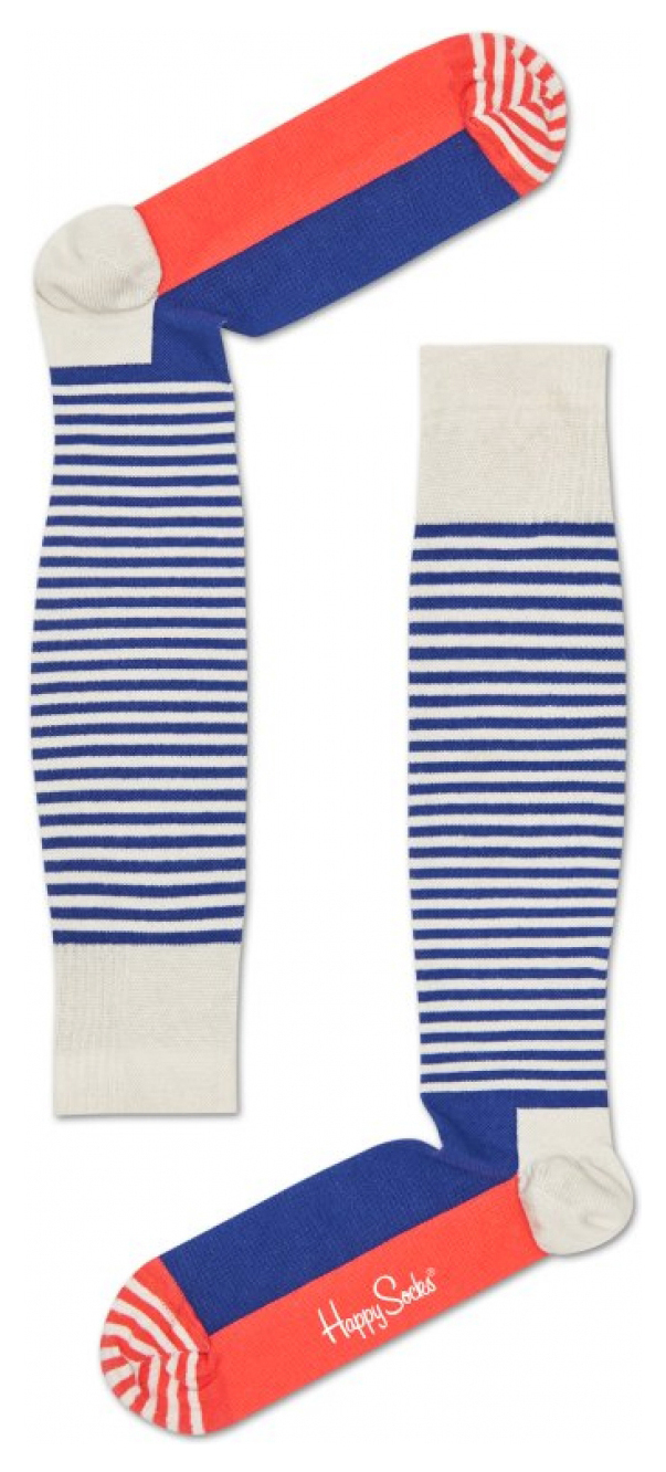 Happy Socks Compression Half Stripe Zokni 36-38, Kék Fehér << lejárt 232740 fotója