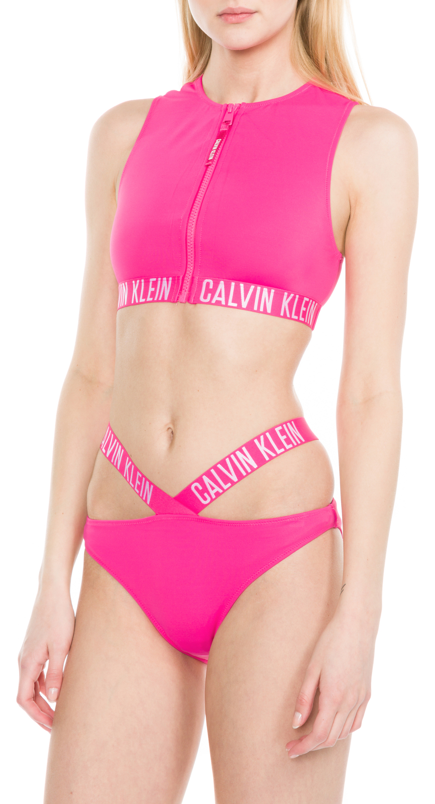 Calvin Klein Fürdőruha felső S, Rózsaszín fotója