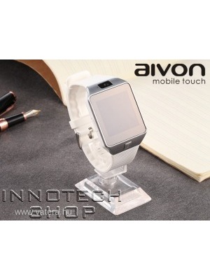 AIVON DZ09 Smart Watch SIM kártyás okos óra GSM mobil telefon bluetooth kamera microsd USB - fehér << lejárt 52192