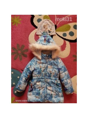 H&M gyönyörű jégvarázs téli kabát 3-4év 104 +H&M pamut jégvarázs sapka 1Ft << lejárt 41345