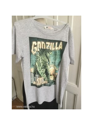 H&M Godzilla fiú pamut felső póló 158-164 << lejárt 707789