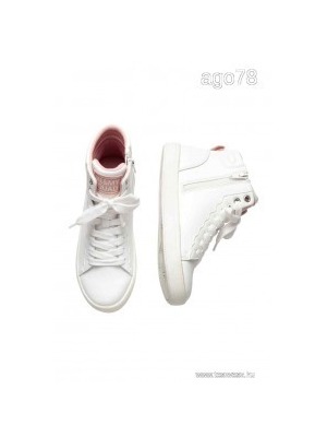 H&M fehér műbőr magasszárú cipő 35-ös << lejárt 671503