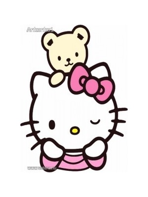 Hello Kitty (10) jó minőségű vasalható matrica << lejárt 725435