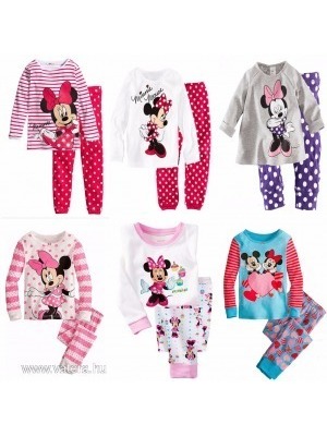 Disney/Minnie Mouse Kislány Pizsama, többféle mintával és méretben << lejárt 627016