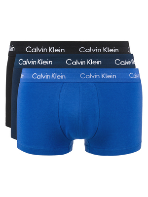 Calvin Klein 3 db-os Boxeralsó szett Fekete Kék << lejárt 895724