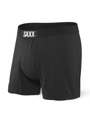 Saxx Ultra Free Agent Boxer Fly Black