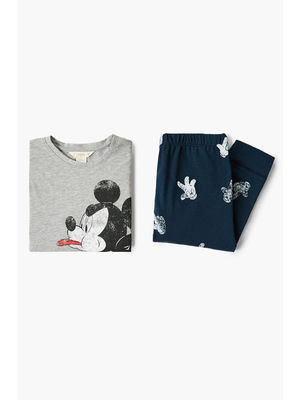 Mango Kids - Gyerek pizsama Mickey 104-164 cm