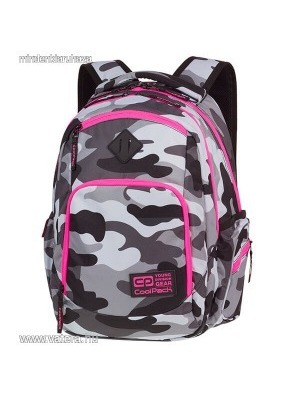 Cool Pack Break Terepszínű iskolai hátizsák - 29 literes - Camo Pink Neon << lejárt 674646