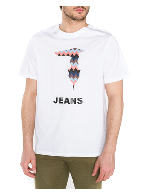 Trussardi Jeans Póló Fehér << lejárt 684157