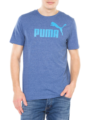 Puma Ess No. 1 Heather Póló XL, Kék