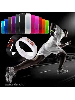 Új divatos Sport LED szilikon gumi érintőképernyős digitális vízálló karóra óra << lejárt 588360