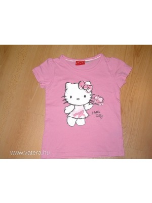 Hello Kitty rövid ujjú poló 110-116- márkás kislány ruhák 1 FT-ról << lejárt 75395