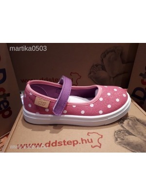 D.D. Step lány vászon balerinacipő 27-31 - Dark Pink << lejárt 412131