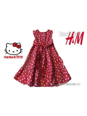 H&M Hello Kitty mintás, fodros kislányruha 122-es méretben (6-7 év) << lejárt 588742