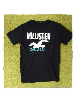Hollister fekete póló (M) << lejárt 115044
