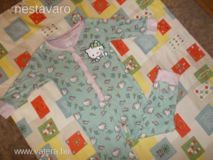 HELLO KITTY pamut egyberészes pizsama, overall - 3-4 év << lejárt 4945874 16 fotója