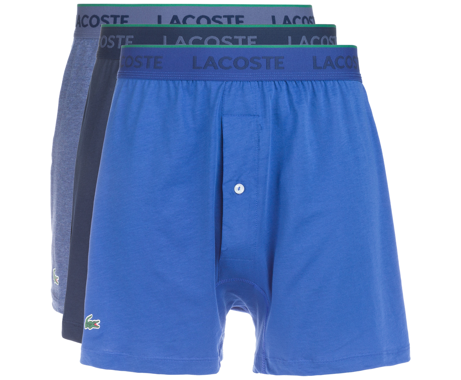 Lacoste 3 db-os Bő szárú boxeralsó szett Kék << lejárt 5805749 12 fotója