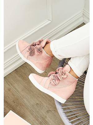 Flower rózsaszín telitalpú sneakers << lejárt 206022