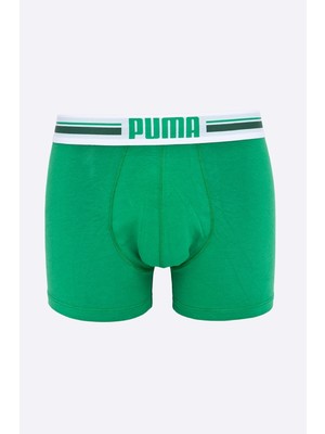 Puma - Boxeralsó Puma Placed logo boxer 2p green (2 darab)