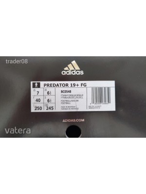 adidas PREDATOR 19+ FG Futballcipő << lejárt 593478