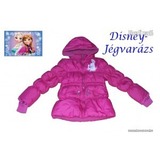 Steppelt kapucnis Disney-Jégvarázs mintás kabát 134-es méretben (8-9 év) << lejárt 139038