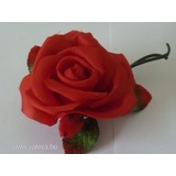 Piros rózsa ruhadísz << lejárt 621769