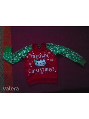 Karácsonyi mintás pamut pulóver 6-évesre /4et fizetsz,5-öt vihetsz!/ << lejárt 929448