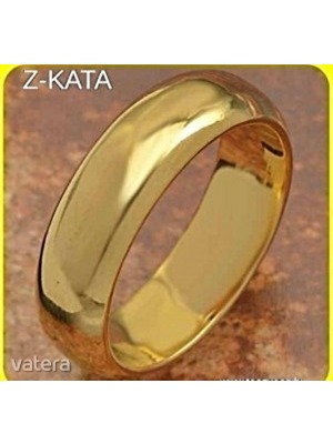 Csoda szép arany filled eljegyzési karika gyűrű 17,5 mm es AKCIÓ << lejárt 433798