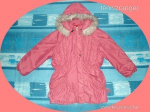 Szörmekapucnis őszi - téli kabát 146 - 152 cm. << lejárt 8168042 56 fotója