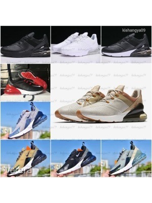 KIÁRUSÍTÁS Férfi bőr Nike Air Max 270 Premium cipő futócipő, utcai cipő, edzőcipő, sneaker 40-45 << lejárt 374579