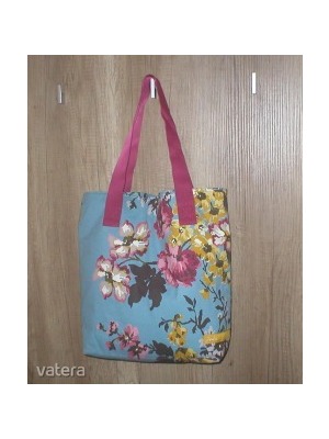 Eredeti JOULES vidám virágos női táska/szatyor/shopper csíkos belsővel << lejárt 308494