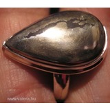 925 ezüst gyűrű 19,5/61,2 mm, pirit+manetit << lejárt 467987