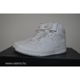 Új 35-ös fehér magasszárú bőr Puma cipő eladó! << lejárt 983798