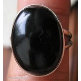925 ezüst gyűrű fekete onix, 17,3/54,3 mm << lejárt 321004