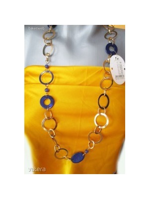 Orsay Szuper divatos szép nyaklánc, alkalmi kék arany variációja feltűnő ékszer bizsu (új) << lejárt 123927
