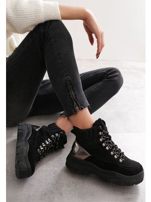 High-top coriada fekete női sneakers << lejárt 453127