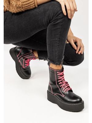 Maubin v2 fekete női platform cipő << lejárt 706179