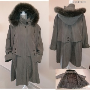 Alexandra exclusive, kivehető nyuszi szőrme béléses kabát,MELL 136 cm 1Ft << lejárt 9036934 17 fotója