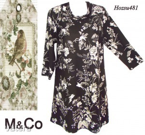 M&CO kötött ruha vintage, madárkás mintával 48-as 1Ft! << lejárt 9693951 37 fotója