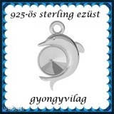 925-ös sterling ezüst ékszerkellék: medál / pandora / fityegő EM22 << lejárt 709496