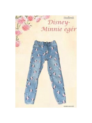 Disney-Minnie egér mintás farmernadrág 110-es méretben ( 4-5 év) << lejárt 798123