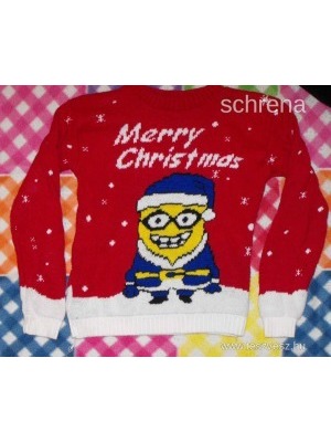 Minyonok télapós karácsonyi pulóver, Minnions pulóver << lejárt 239999