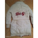 D&G fehér újszerű pufi hosszú kabát << lejárt 786328