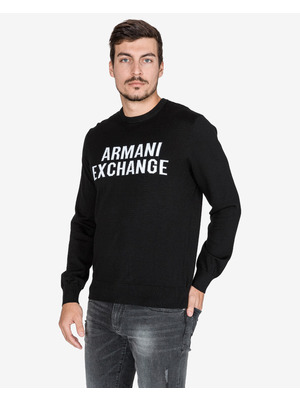 Armani Exchange Pulóver Fekete << lejárt 979526