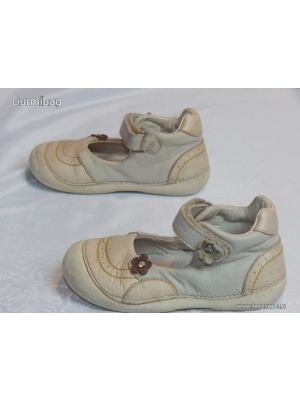 24 D.D. STEP gyerek lány bőr cipő tépőzáras utcai alkalmi pántos balerina cipő << lejárt 602007