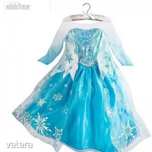 Nagyon szép Jégvarázs , Elsa ruha jelmez 100-as 2-3 év + ajándék KORONA ! << lejárt 8072484 11 fotója