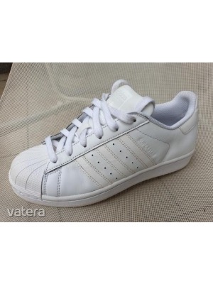 Adidas Superstar szuper fehér bőr cipő Újszerű << lejárt 274634