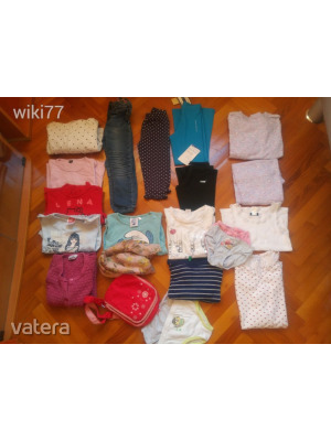 21 db-os márkás kislány ruhacsomag (H&M, Ergee) 110-116 << lejárt 440290