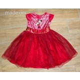 116-os Gyönyörű piros tüllös gésa Minnie Mouse alkalmi ruha jelmez e18 701-2 << lejárt 574758